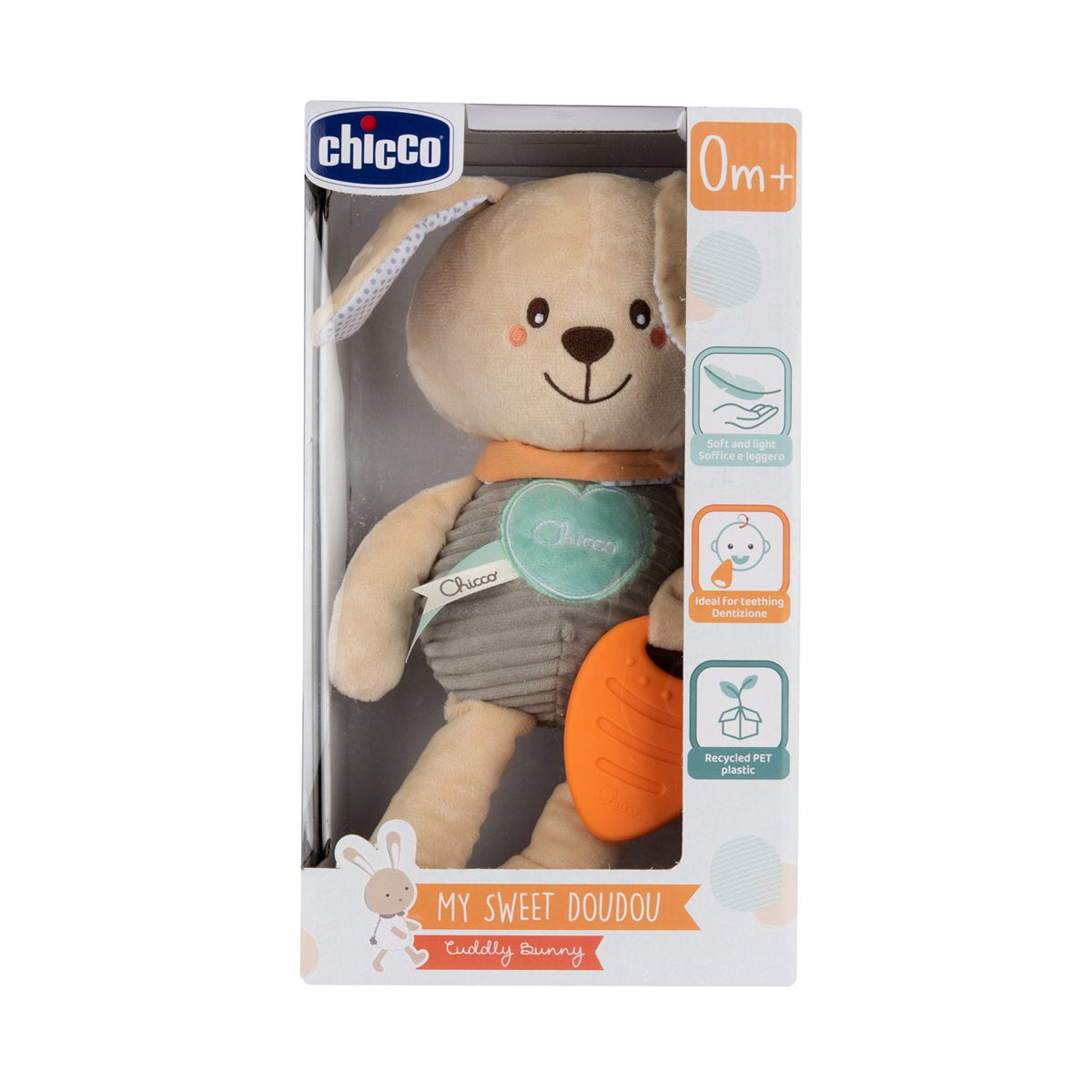 Chicco Toy Msd Cuddly Bunny Plush